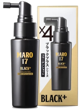 รูปภาพของ Maro 17 Black Plus Collagen Shot 50 ml. มาโร แบล็ค พลัส เปลี่ยนผมขาวให้กลับมาดำ ผมหนา